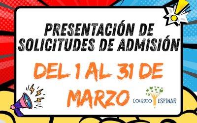 En marzo se abre el plazo de matriculación